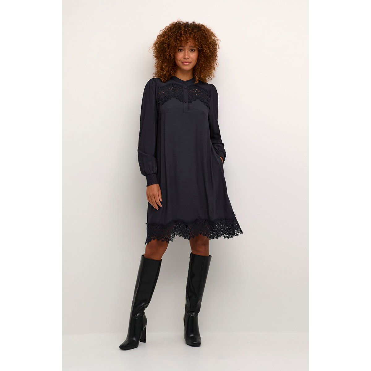 Kleid A-shape navy