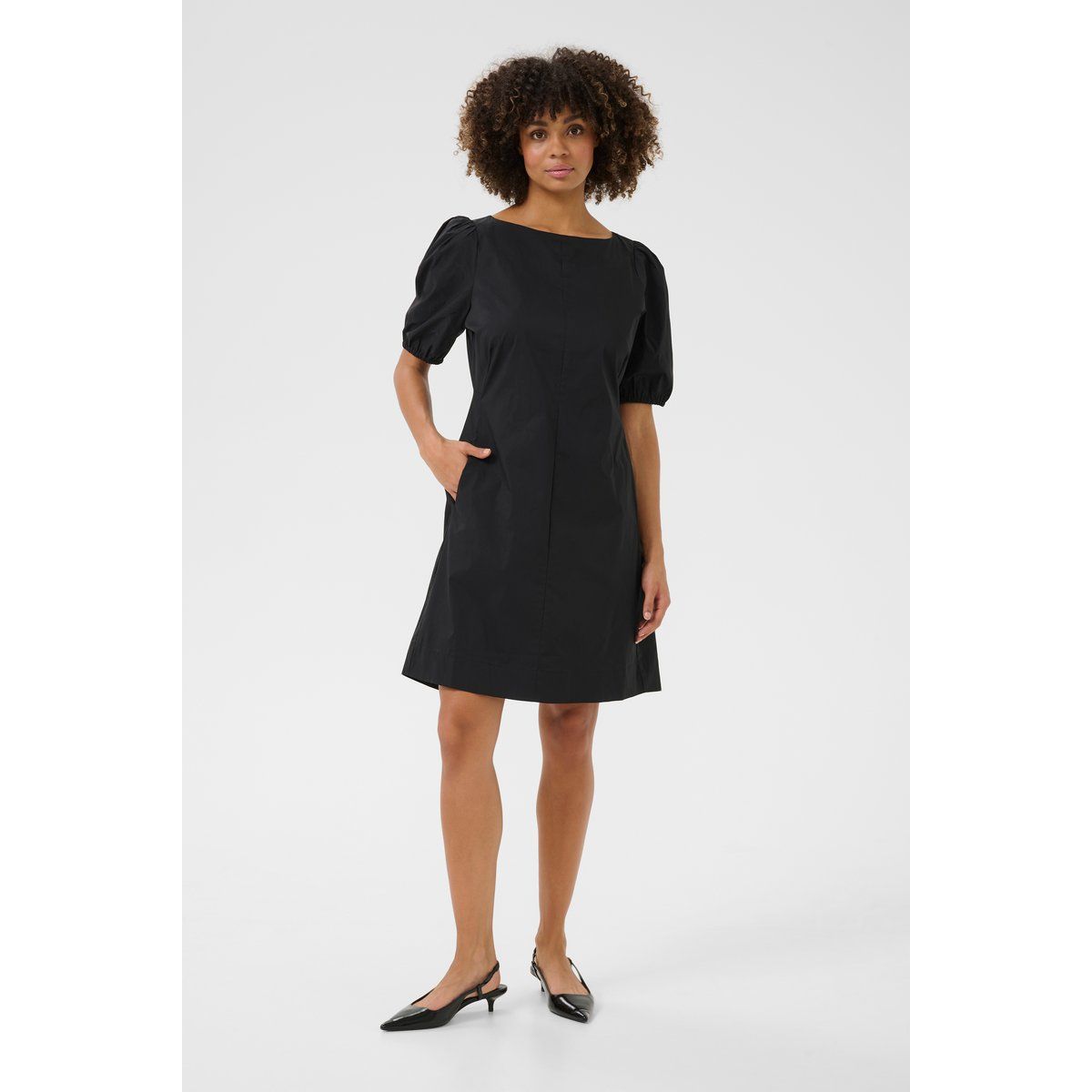 Kleid im lässigen Schnitt black