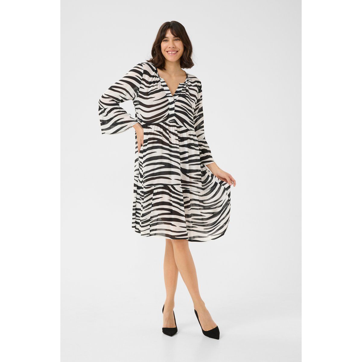 Kleid A-shape animal