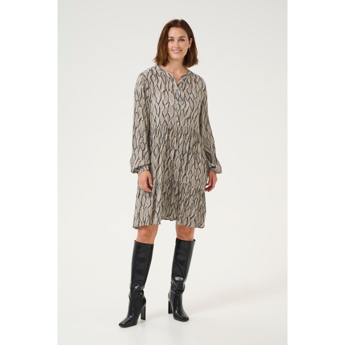 Kleid Regular fit grey