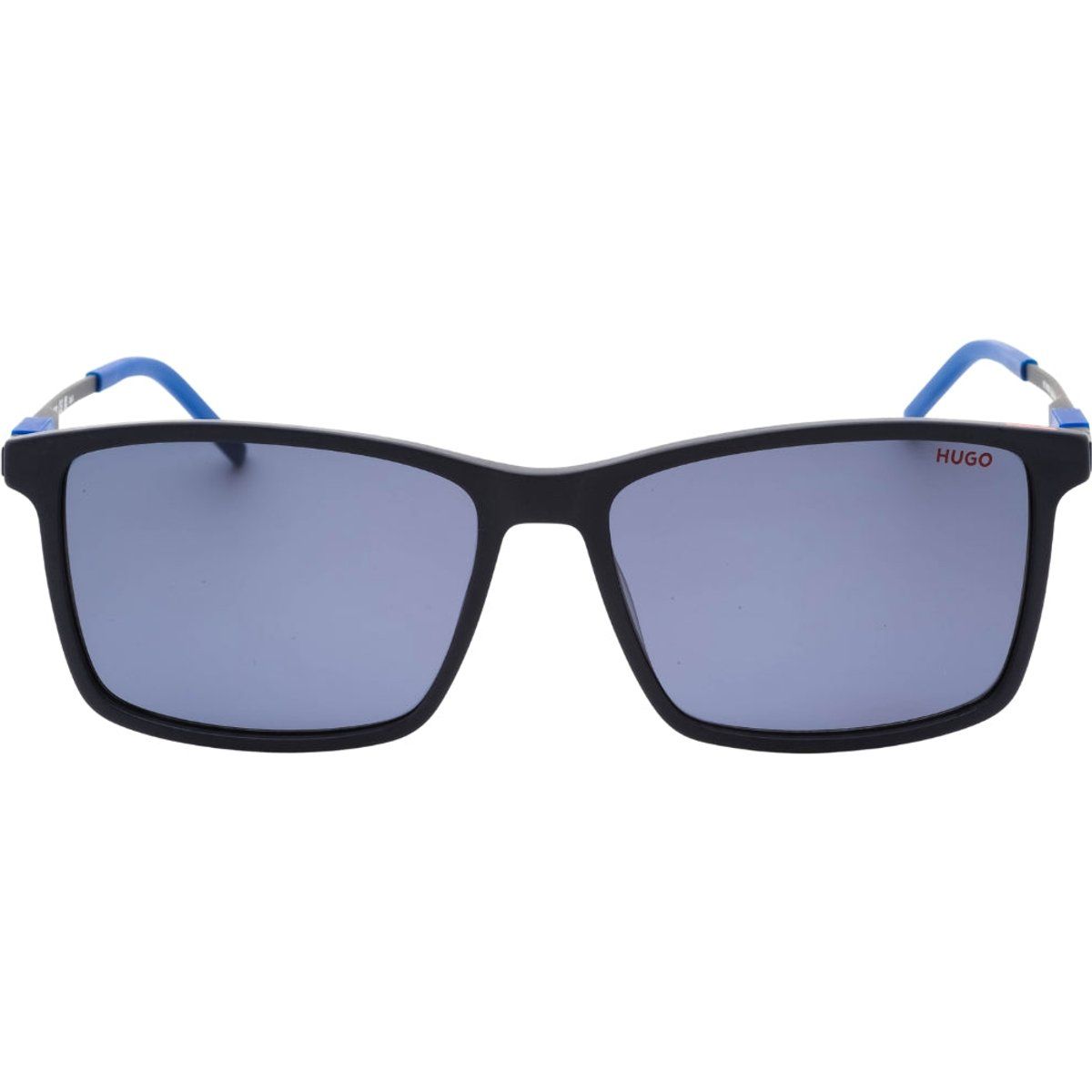 Matt Schwarze Rechteckige Rahmen Sonnenbrille