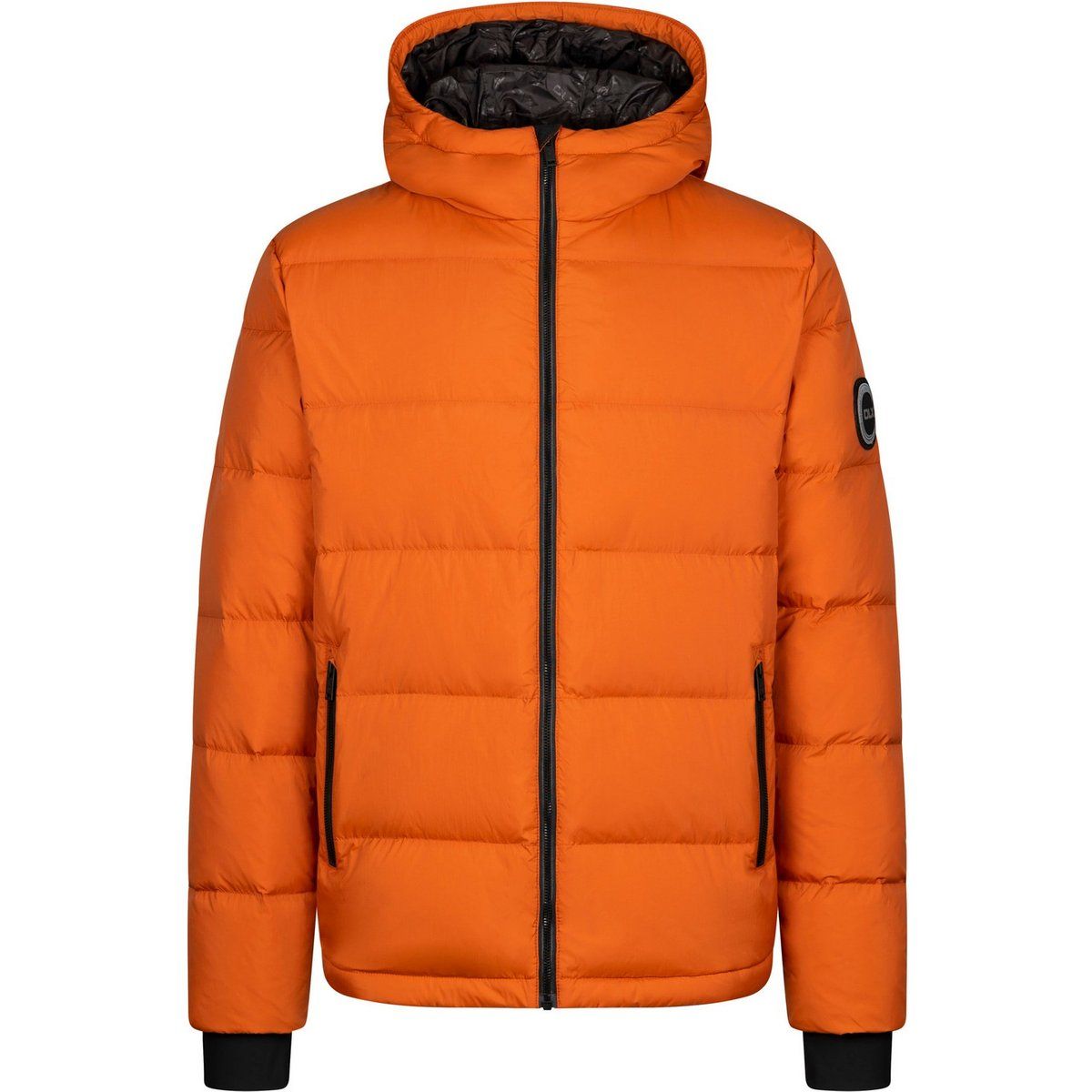 Herren Gepolsterte Daunenjacke mit Kapuze