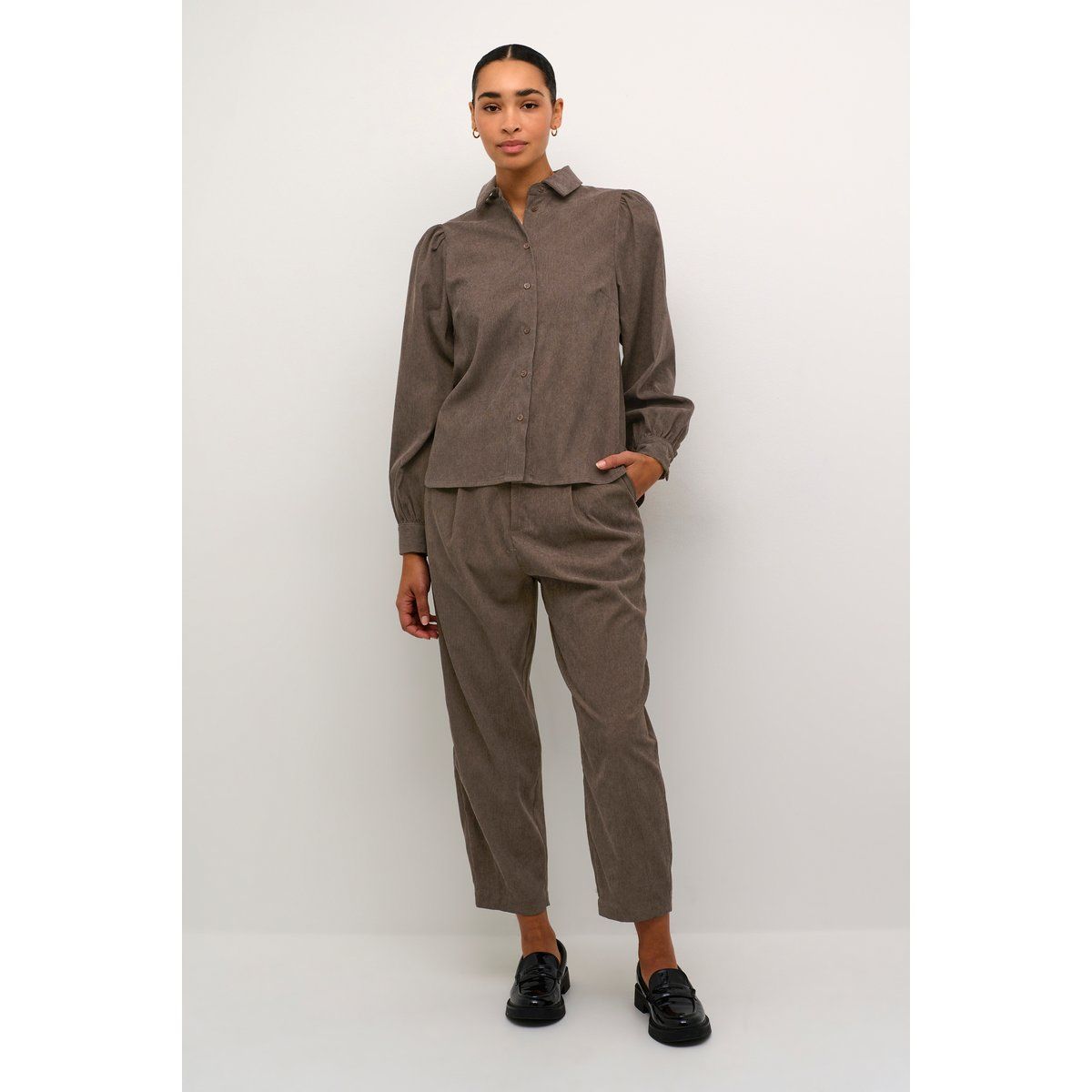 Langarm - Hemd Regular fit Major Brown C. brown