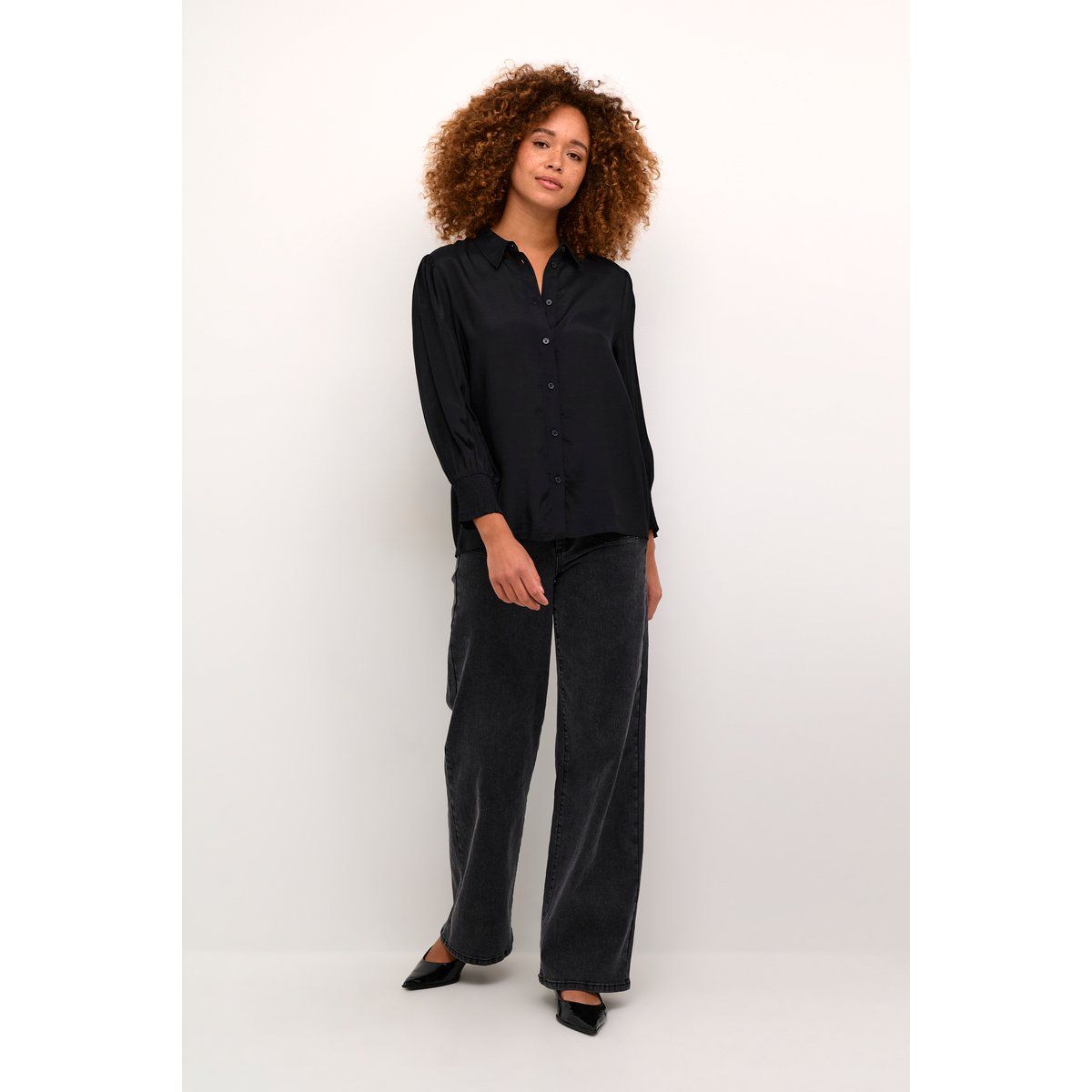 Langarm - Hemd Regular fit Black