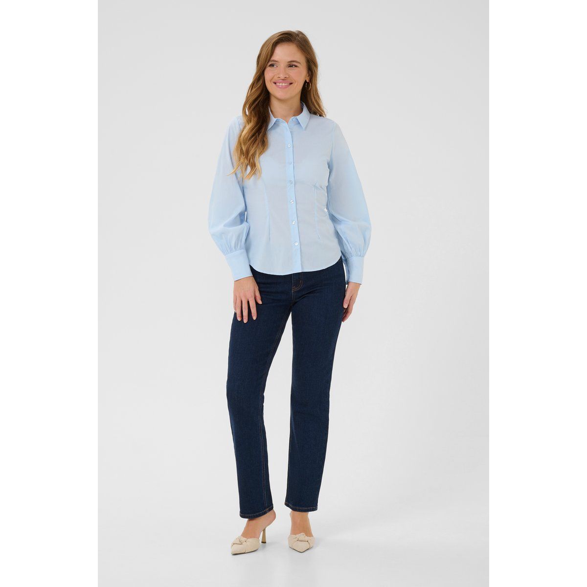 Langarm - Hemd Tight fit Windsurfer CC. blue