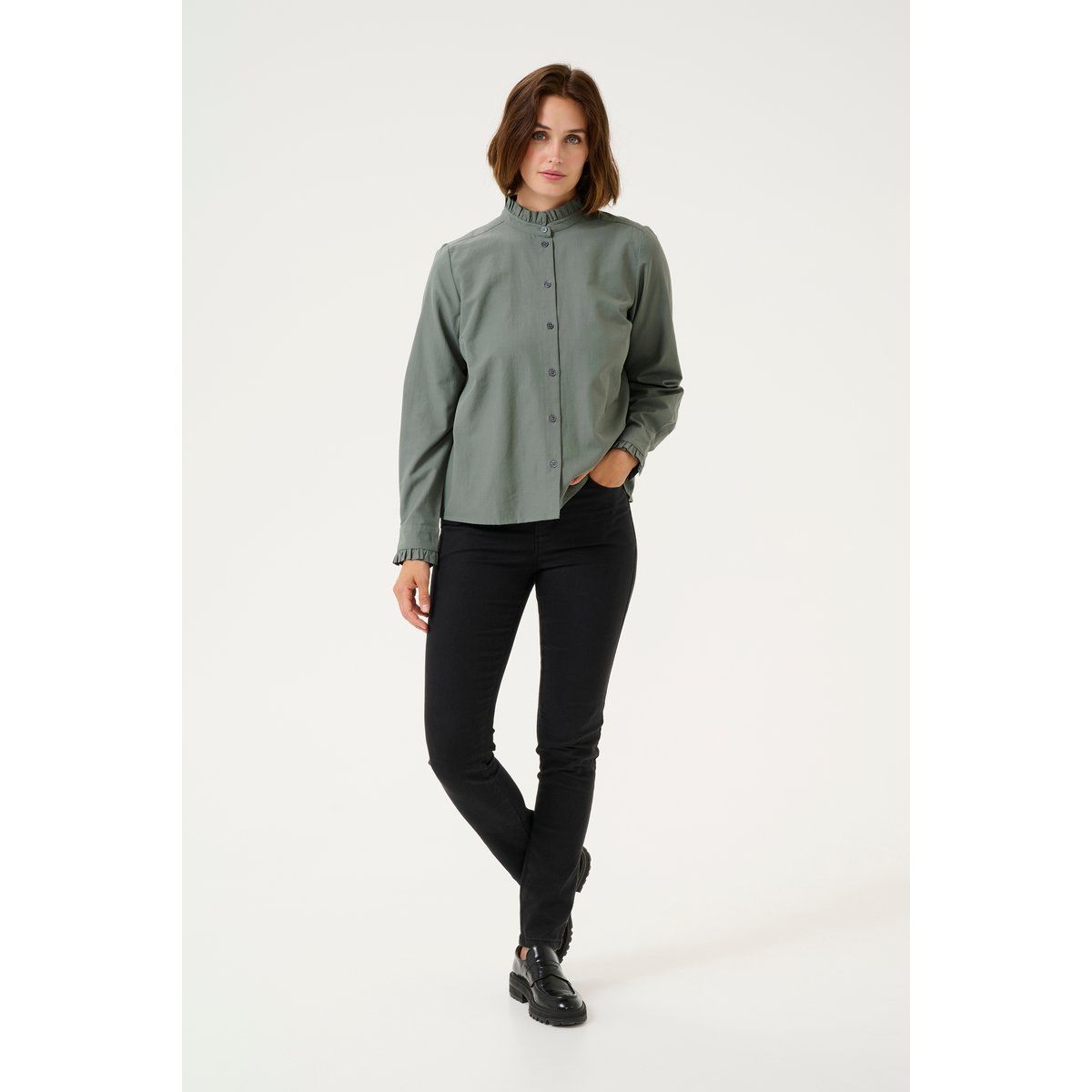 Langarm - Hemd Regular fit Balsam Green