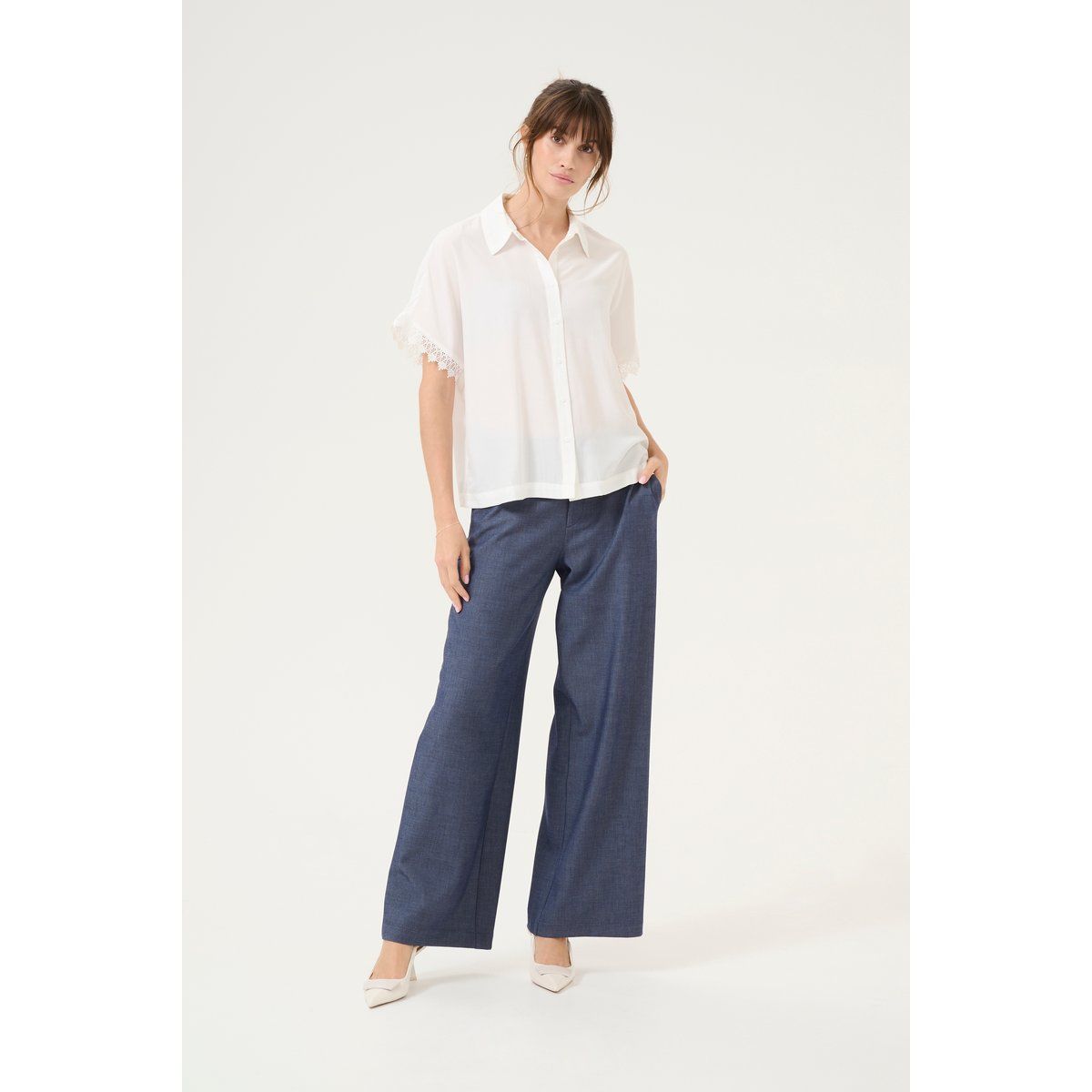 Hemd Relaxed fit Spring Gardenia cream