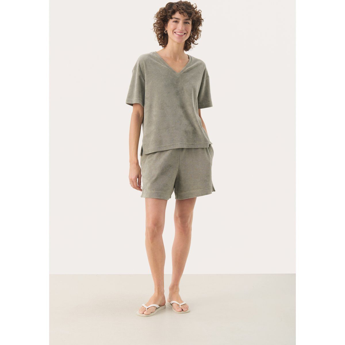 T-shirt Lockere Passform Vetiver green