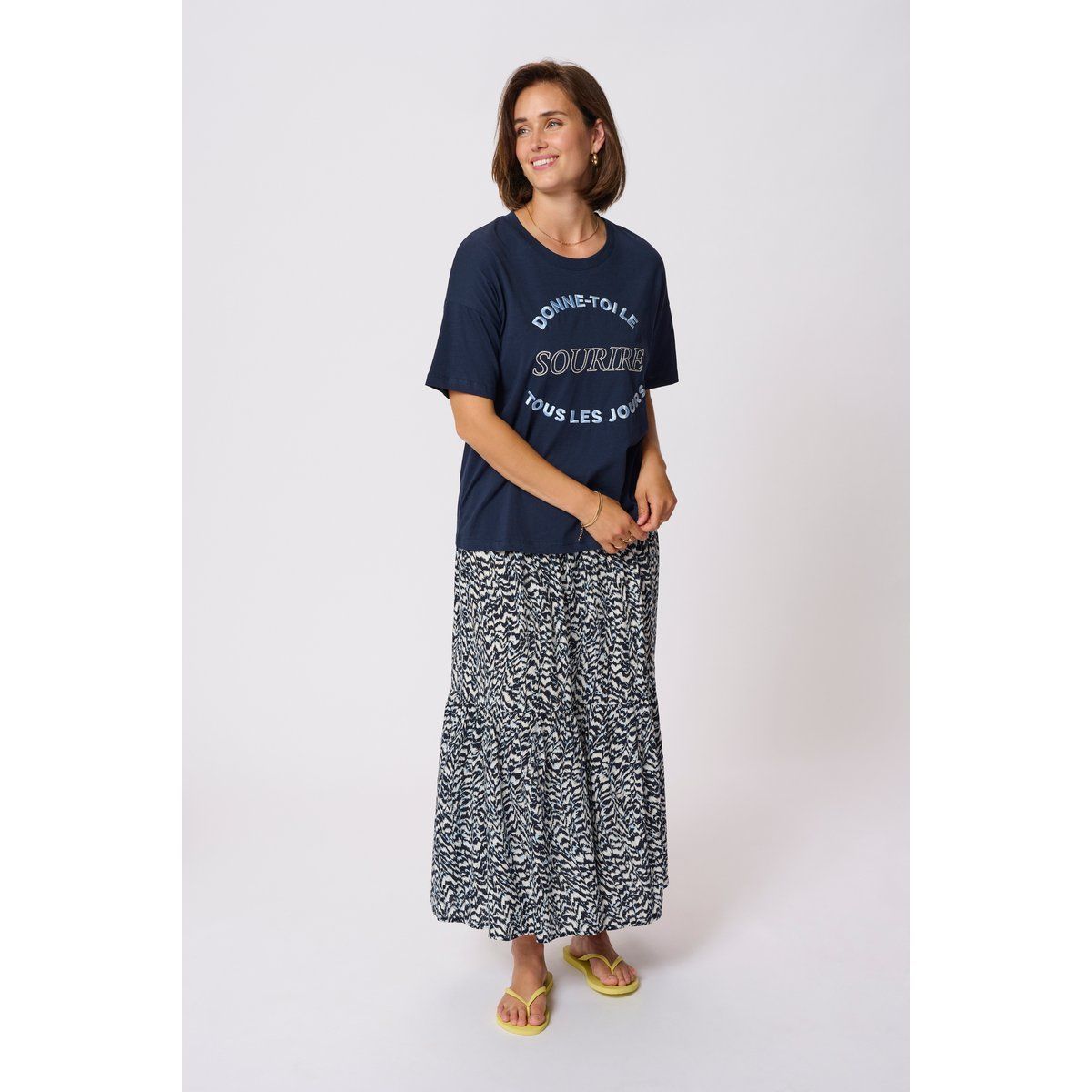 T-shirt Oversize fit Midnight Marine