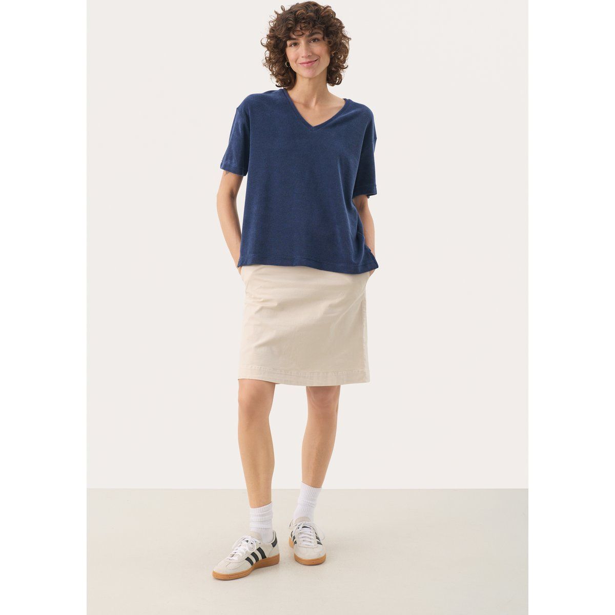 T-shirt Lockere Passform Oceana dark blue