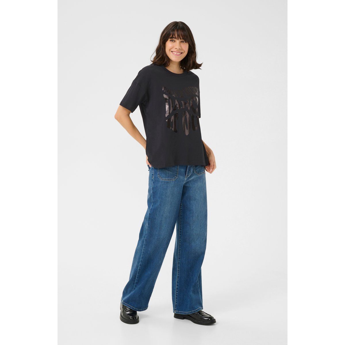 T-shirt Oversize fit Black