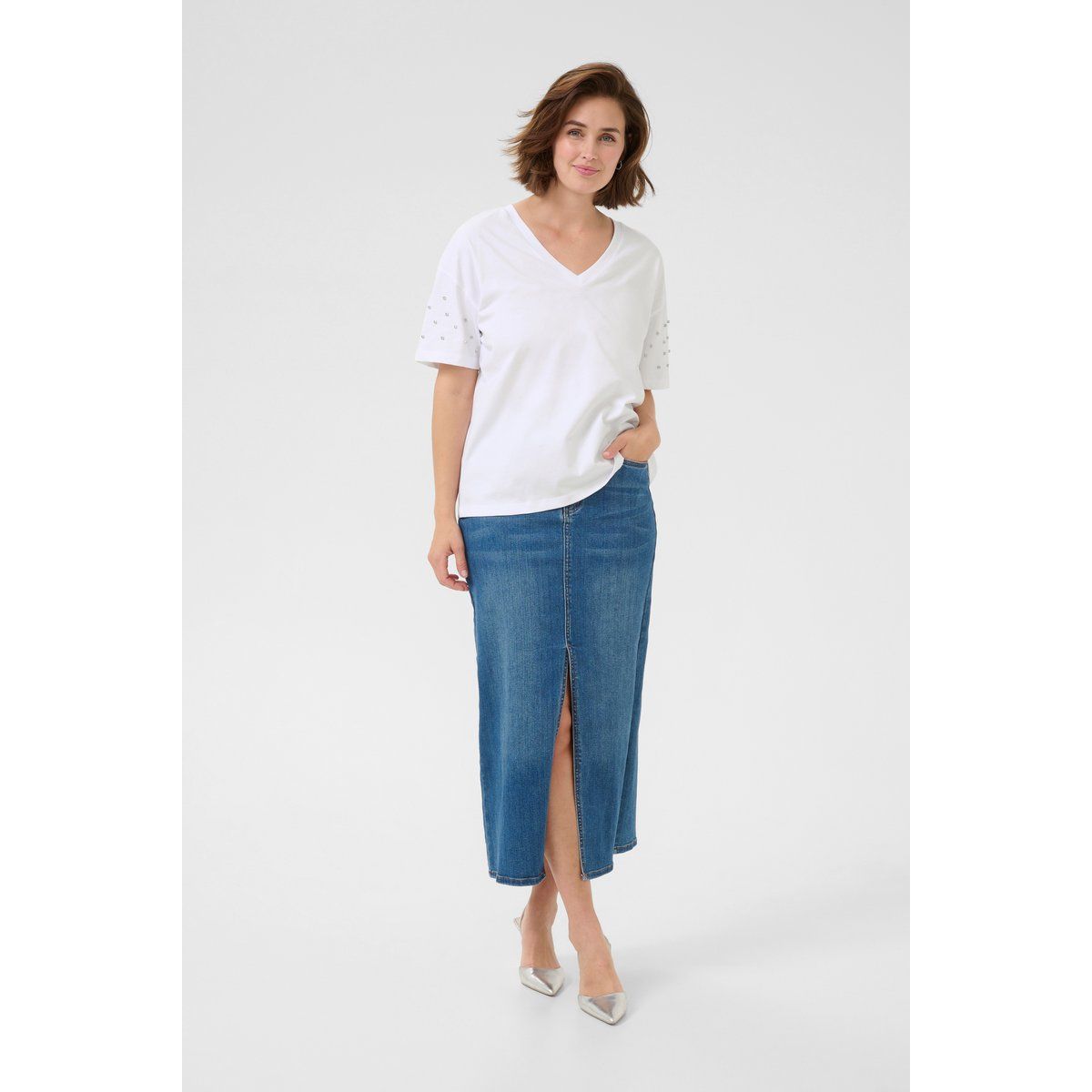 T-shirt Loose fit Optical White