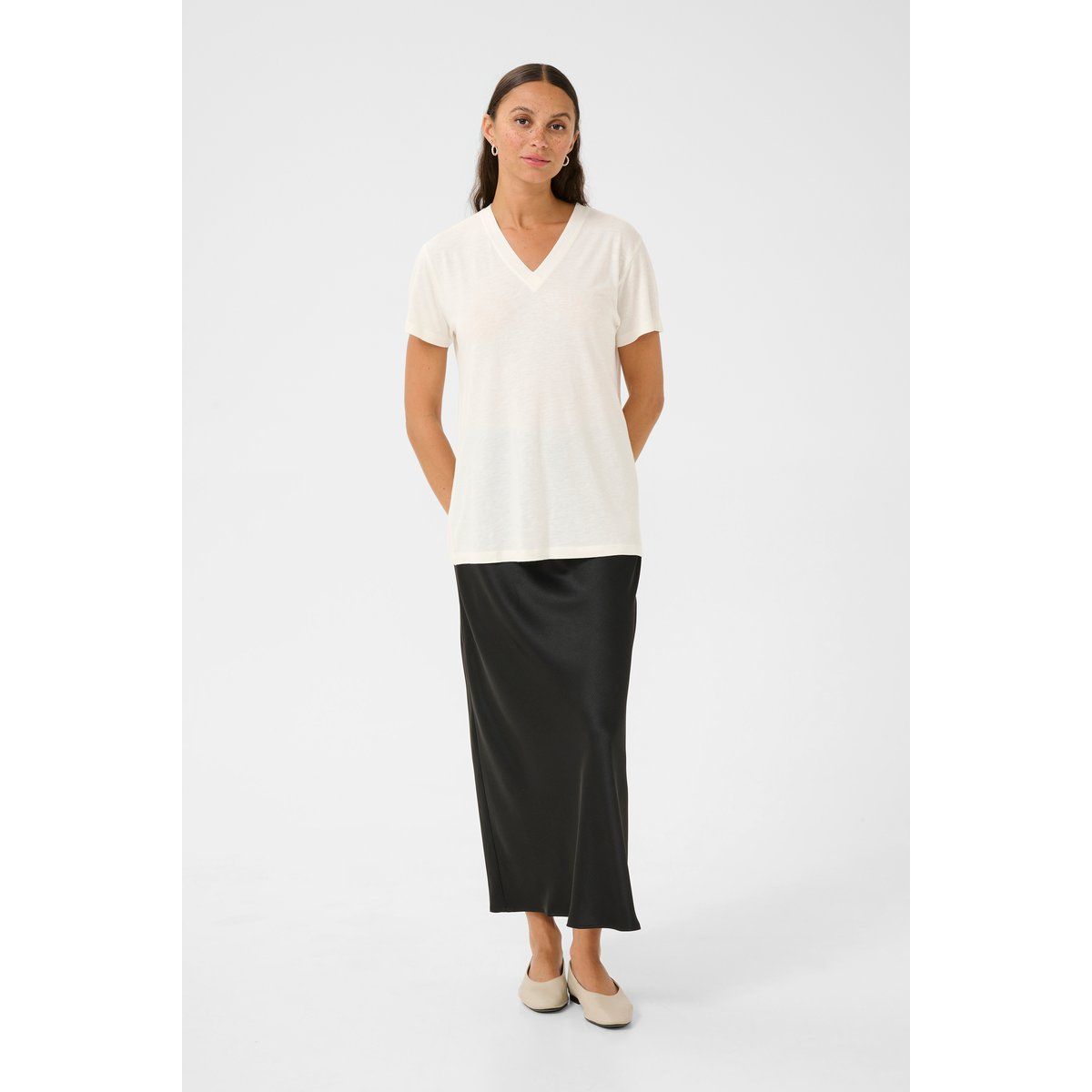 T-shirt Regular fit Feather Gray beige