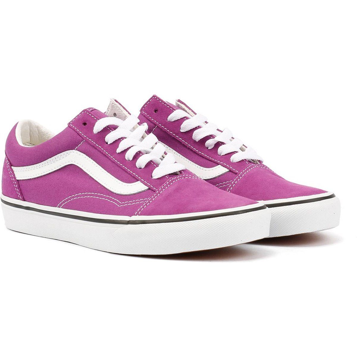 Lila Wildleder Old Skool Sneaker