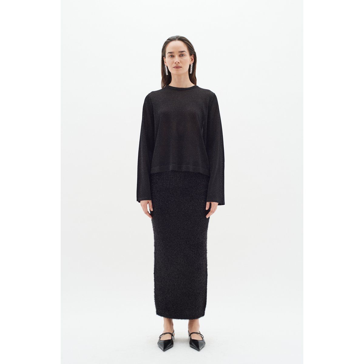 Langarmshirt mit lockerer Passform