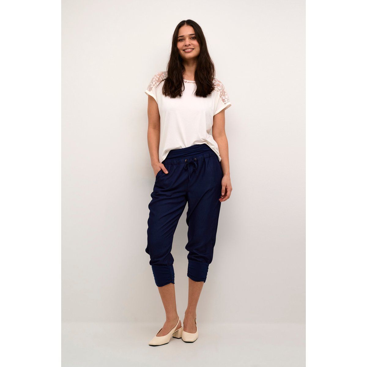 Casual Hose Loose fit Navy Blazer navy blue