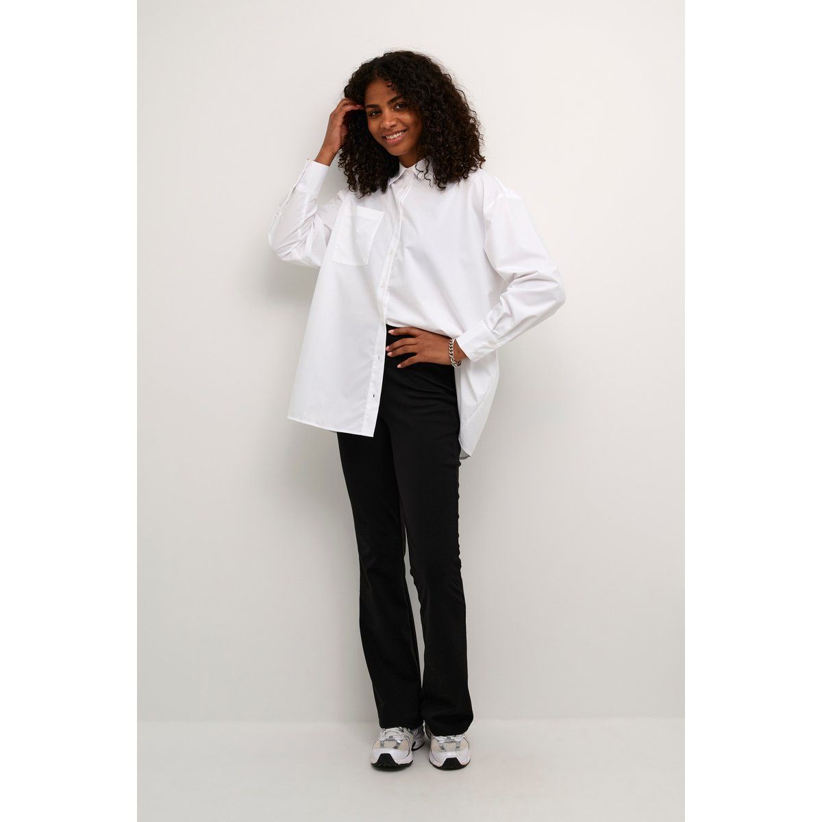 Schlanke Jerseyhose