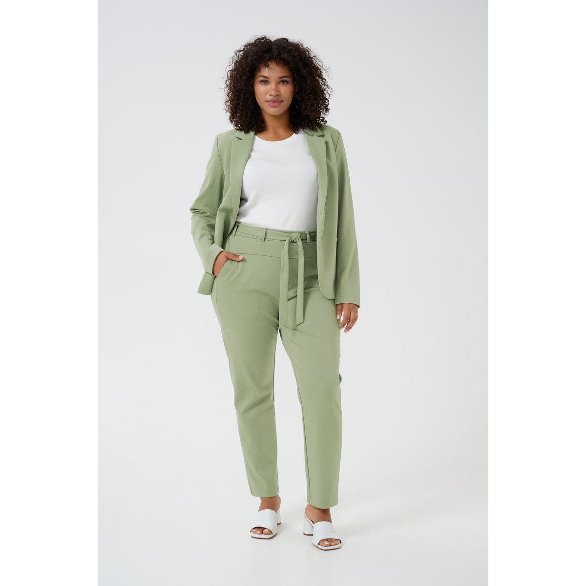 Strickhose Regular fit Oil Green