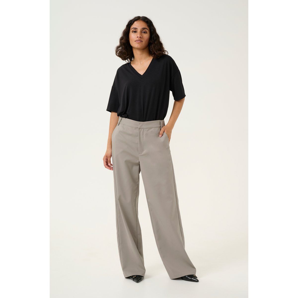 Casual Hose Regular fit Elephant Skin grey