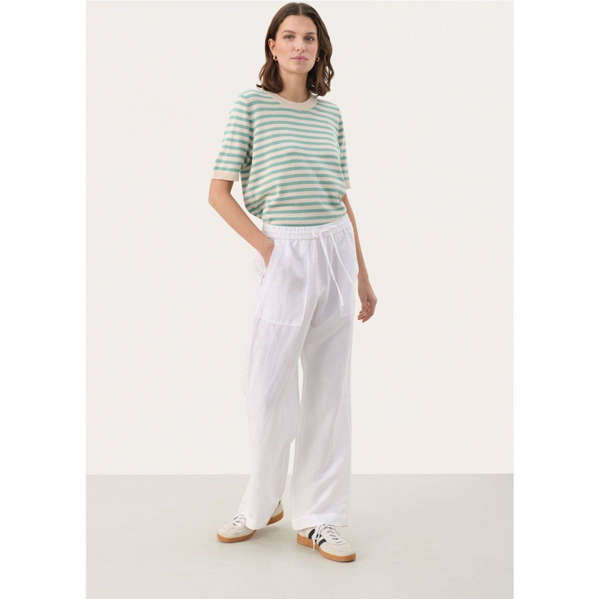 Casual Hose Casual fit Bright White