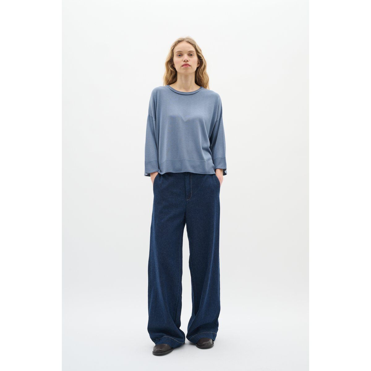 Weitgeschnittene Jeanshose