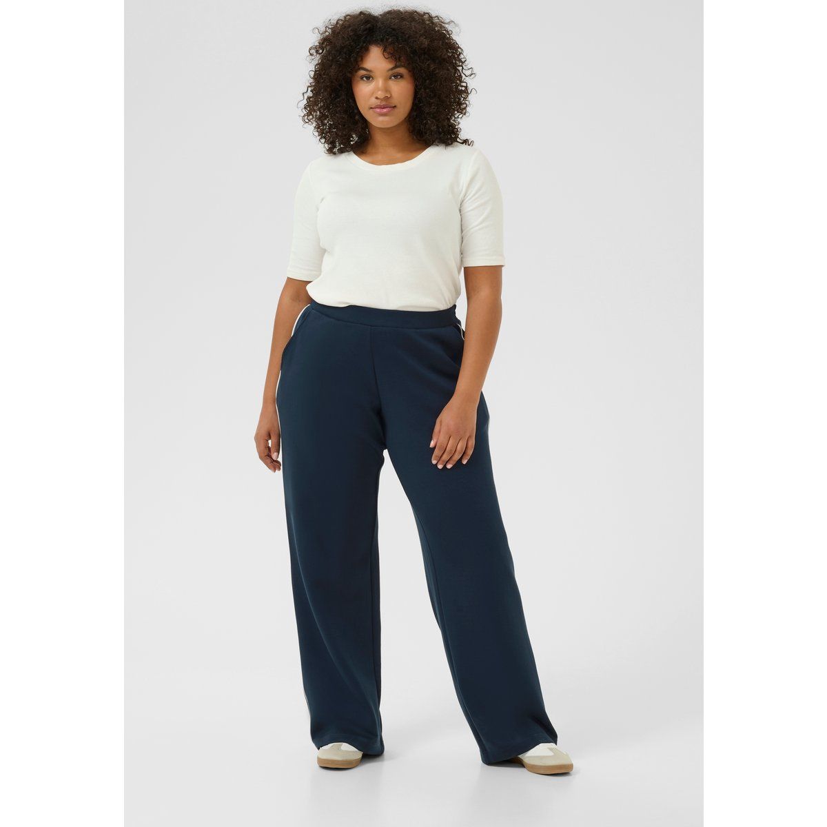 Weite Jersey-Loungewear-Hose