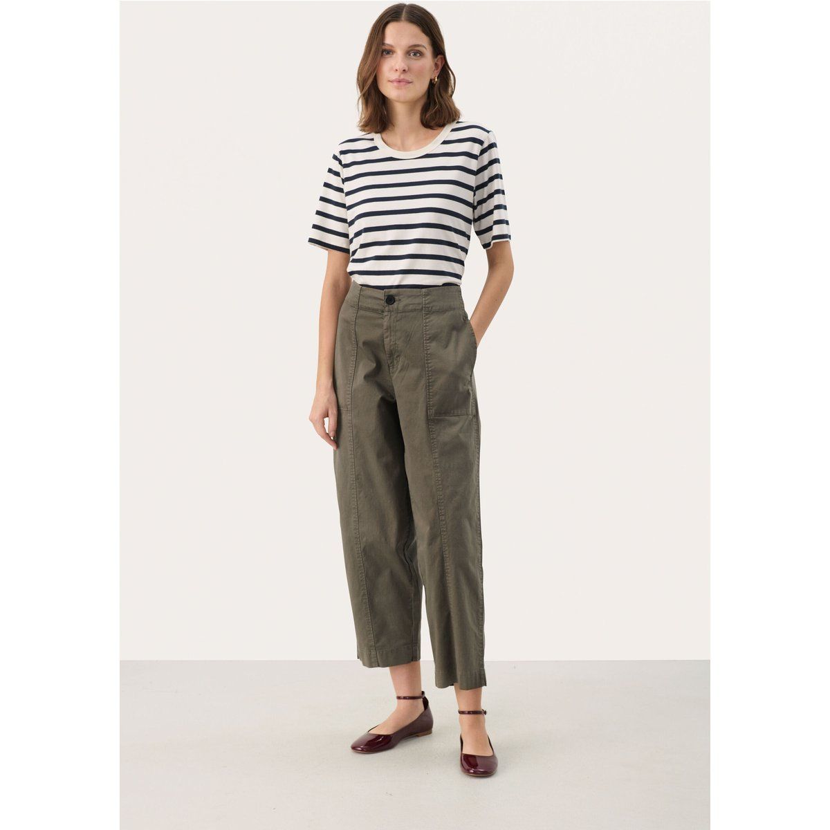 Casual Hose Contemporary fit Kalamata green