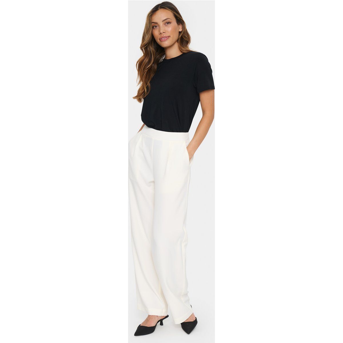 Weite Faltenhose