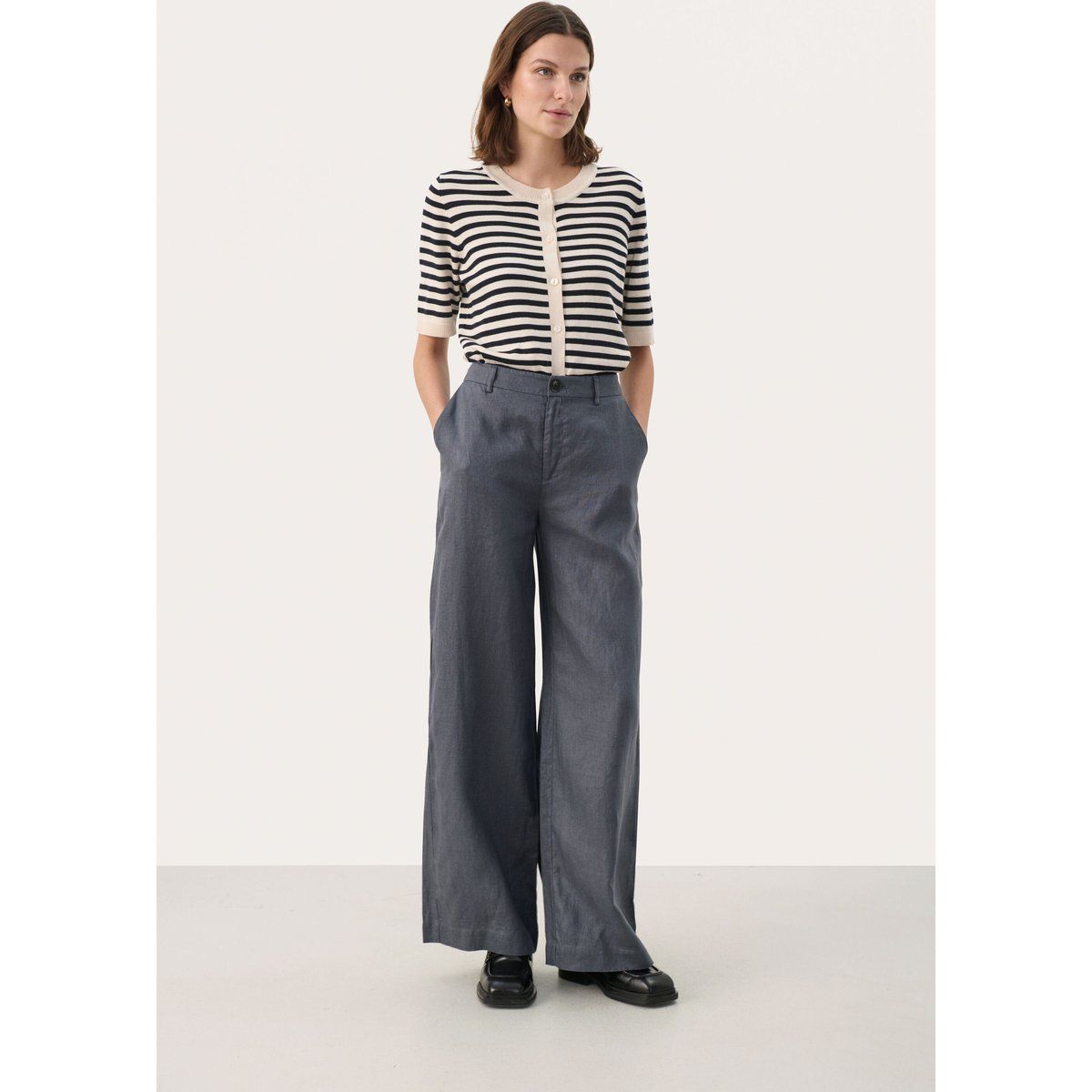 Casual Hose Classic fit Turbulence grey