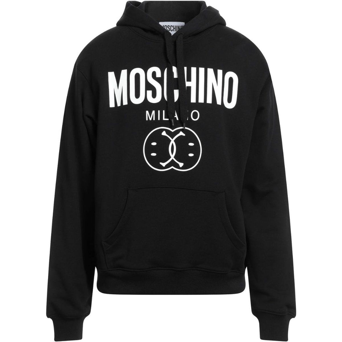Grafik-Hoodie mit Doppel-Smiley-Print