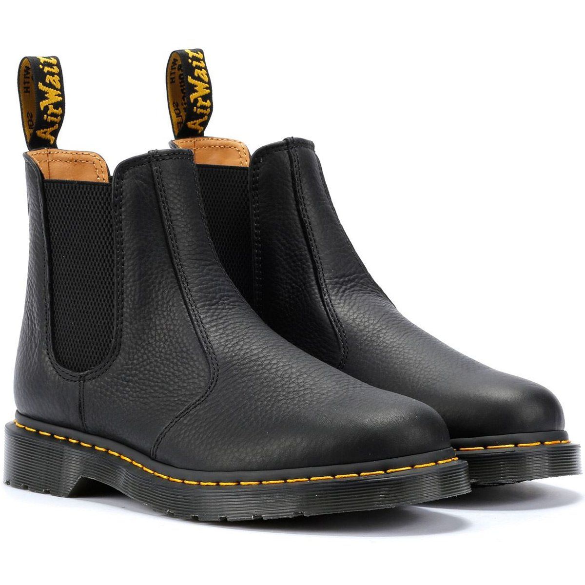 Dr. Martens 2976 Ambassador Leder Schwarze Stiefel