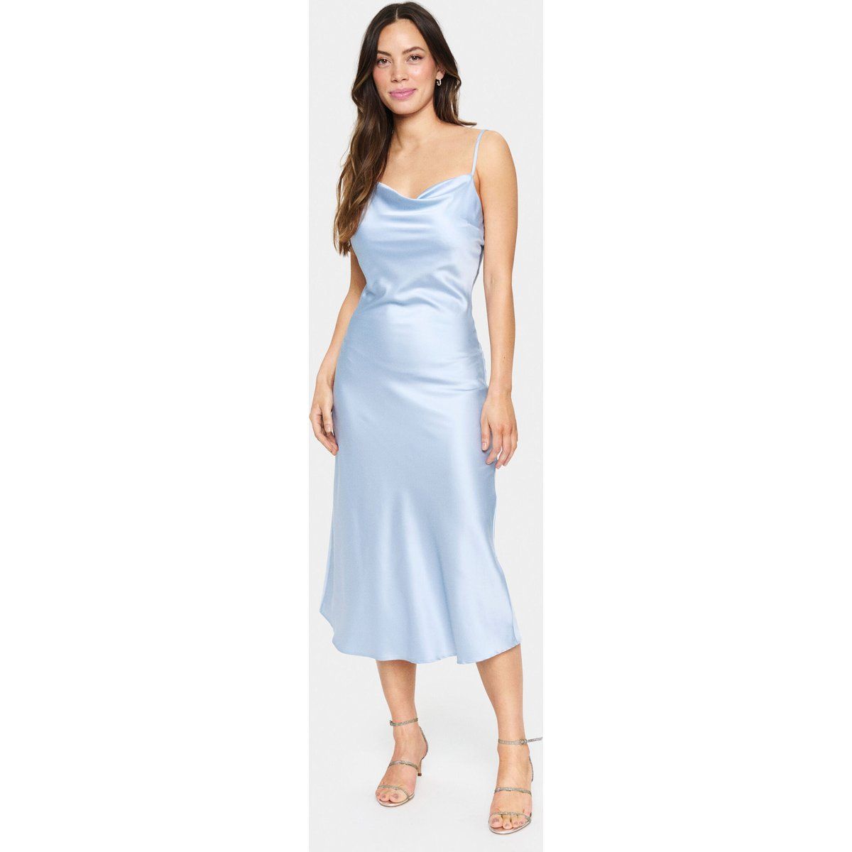 Kleid Fitted Chambray Blue