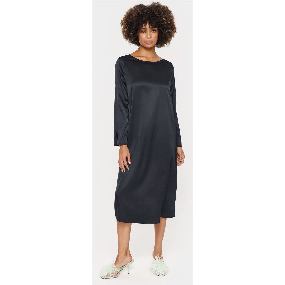 Kleid Gerade Passform Blac