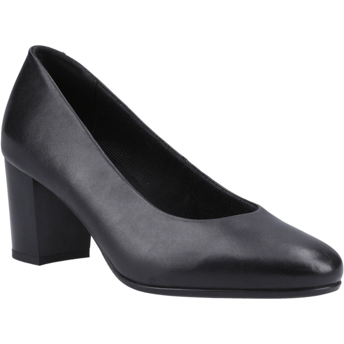 Hush Puppies Ivana Leder Damen Schuhe Schwarz
