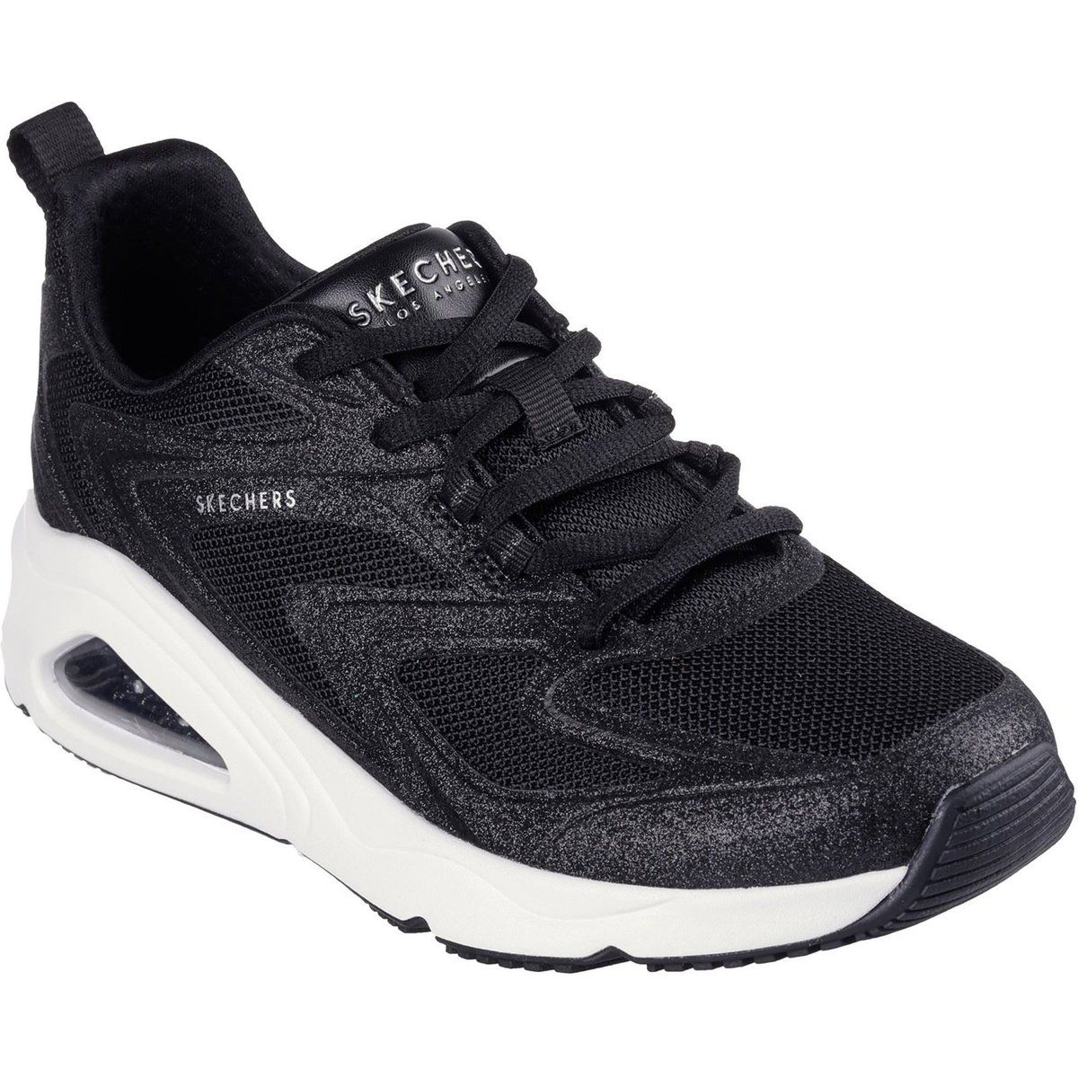 Skechers Tres-Air Uno Glit-Airy Damen Sneakers Schwarz