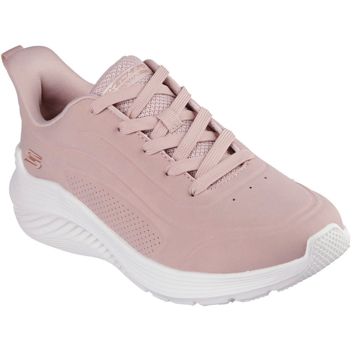 Skechers BOBS Sport Squad Waves Just Wading Damen Blush Sneakers