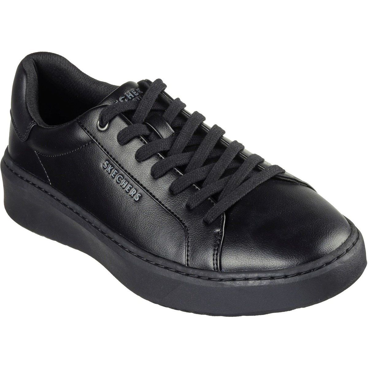 Skechers Court Break Suit Sneaker Herren Schwarz Trainer