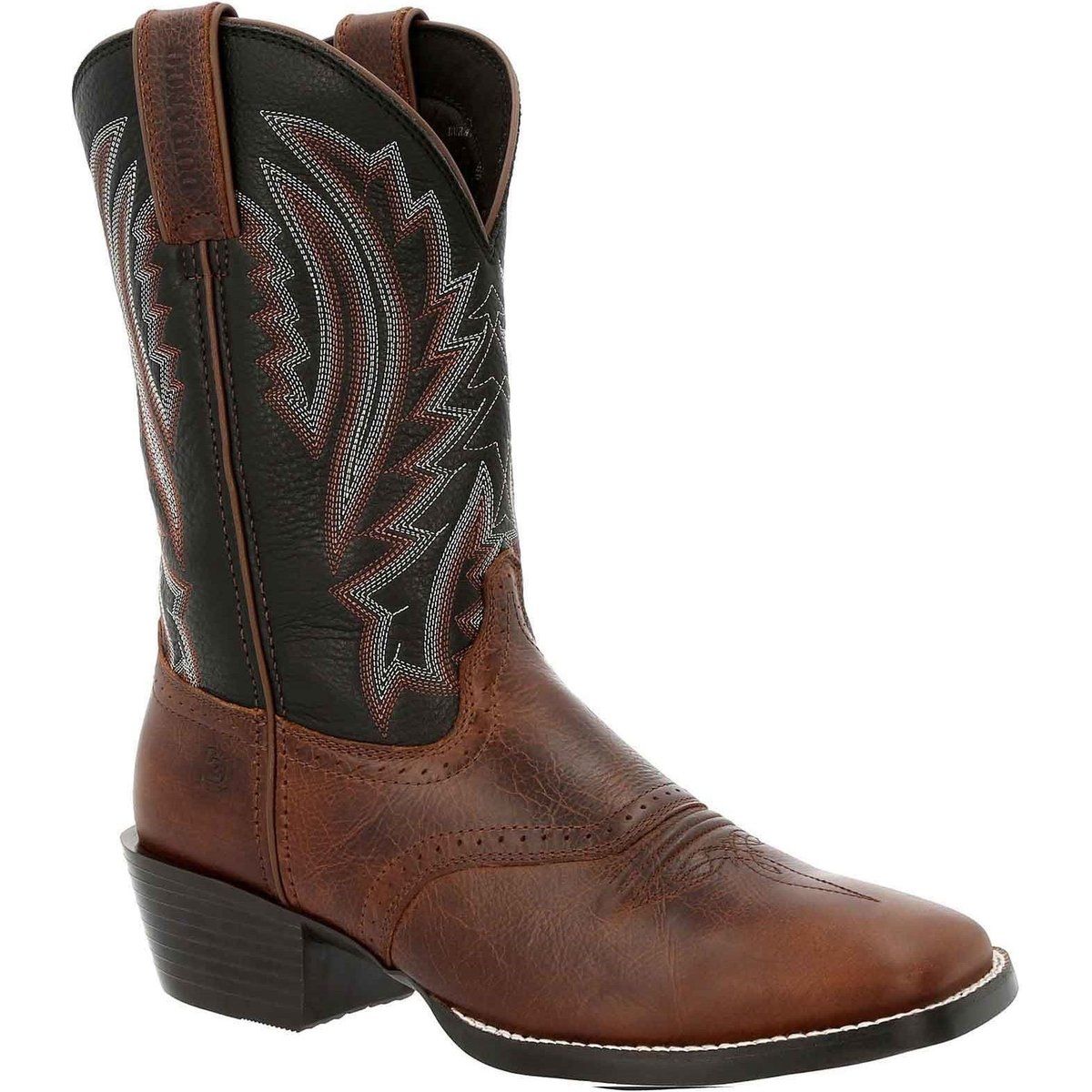 Durango Westward Leder Herren Stiefel Dunkel Kastanie/Schwarz Onyx
