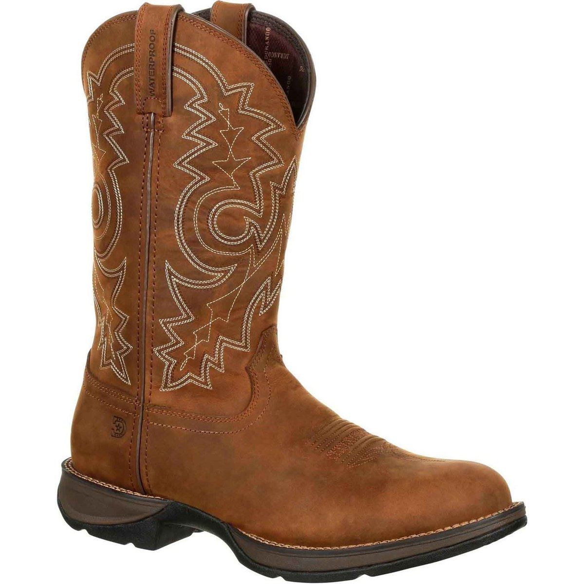 Durango Rebel Leder Stiefel für Herren in Coyote Braun