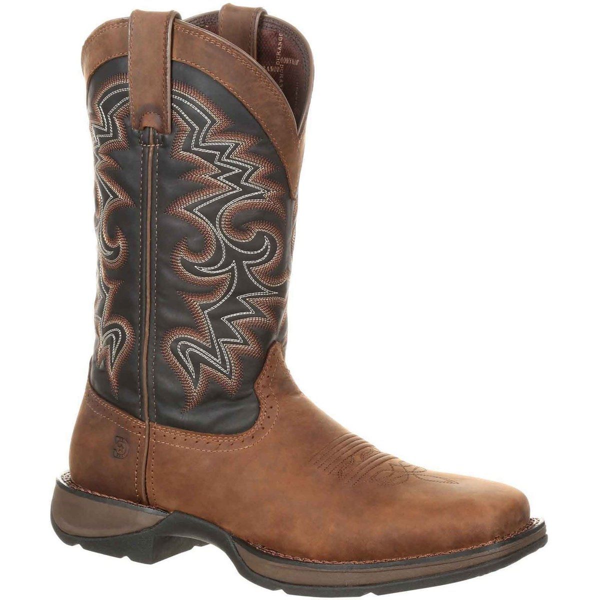 Durango Rebel Leder Herren Schokoladen-/Mitternachtsstiefel