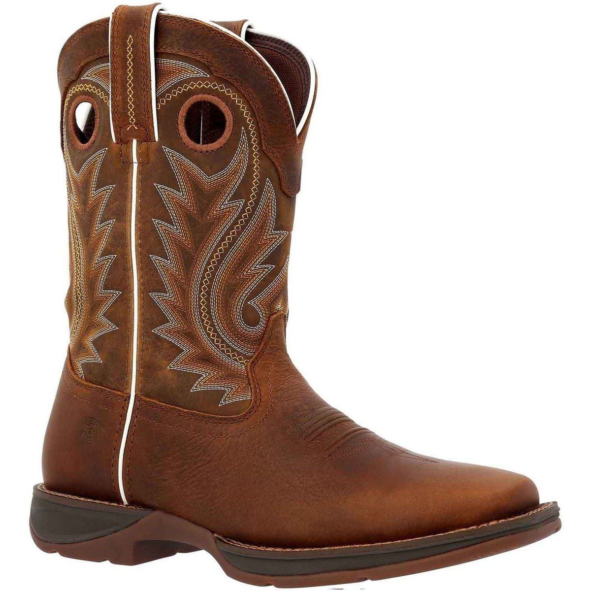 Durango Rebel Leder Herren Stiefel in Sattelbrown
