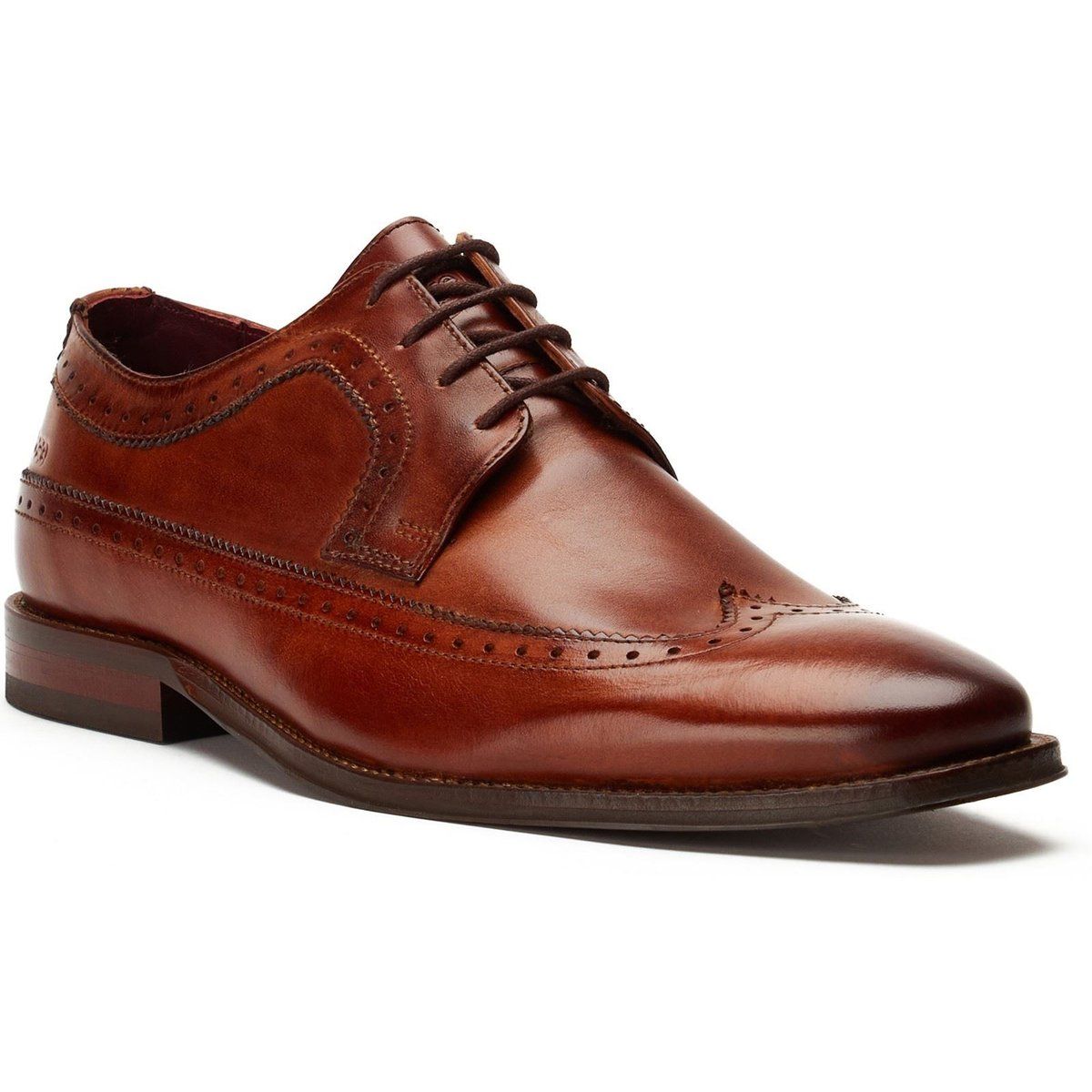 Herren Brogue Derby Schuhe aus Leder