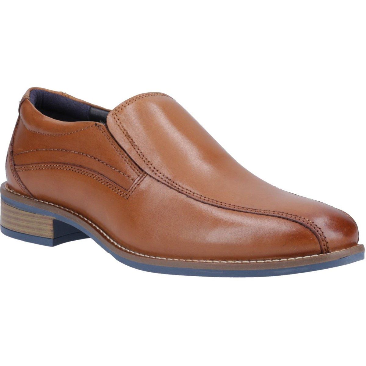 Hush Puppies Donovan Leder Herren Slip-On Schuhe in Tan