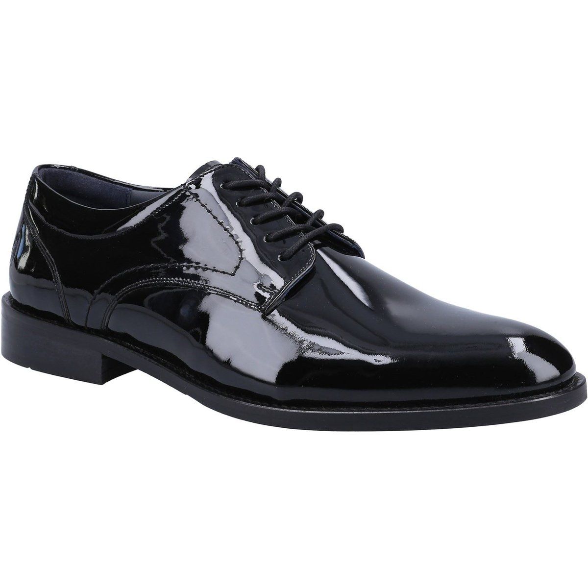 Hush Puppies Damien Schnürschuhe aus lackiertem Leder für Herren in Schwarz