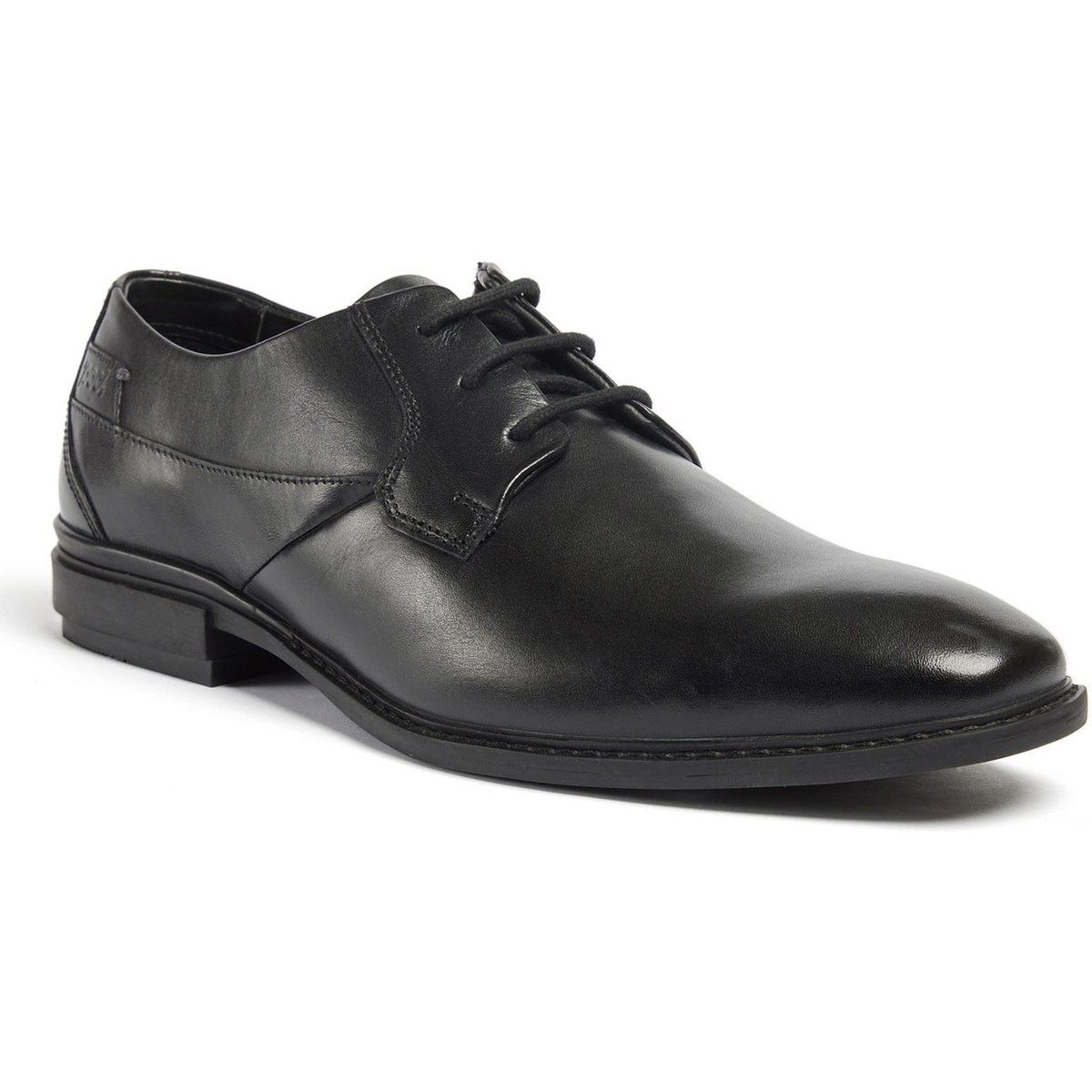 Pod Smyth Leder Herrenschuhe Schwarz Schnürschuhe