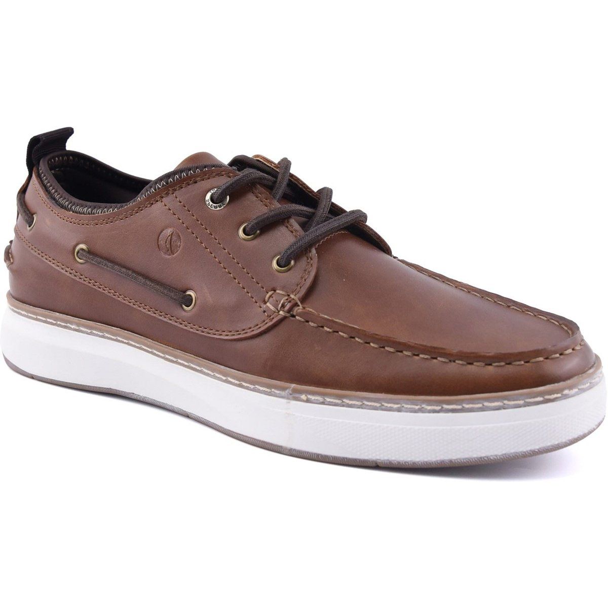 Sperry Moc Neo Polyurethan Herren Braune Bootsschuhe
