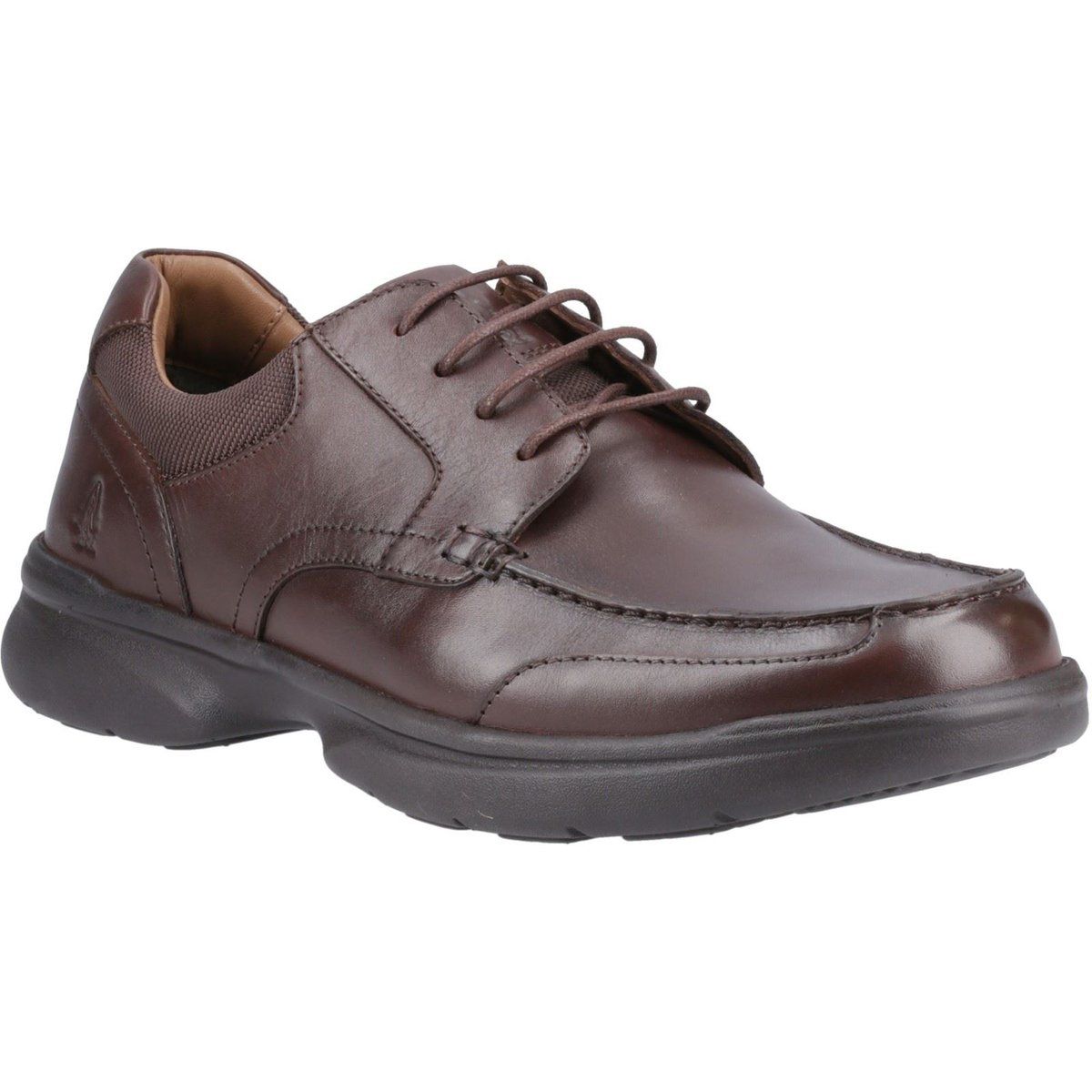 Herren Braune Oxford-Schnürschuhe aus Leder