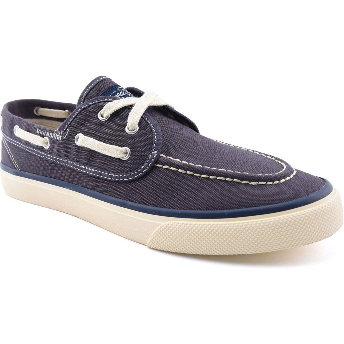 Sperry Klassische Seemate Baumwoll Bootsschuhe für Herren in Marineblau