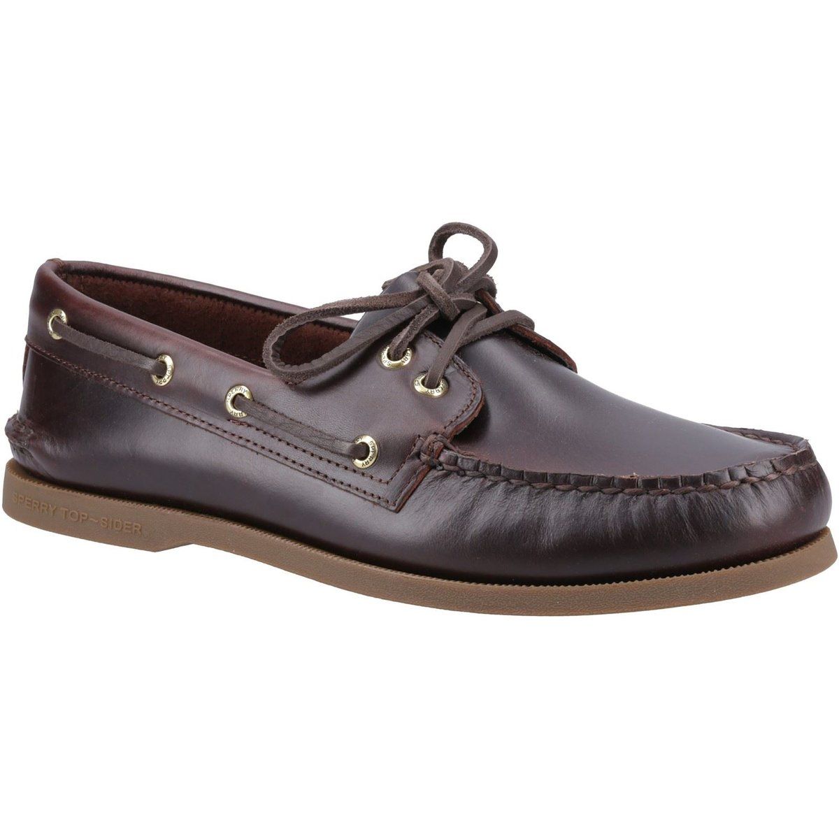 Sperry Authentic 2-Augen-Leder Herren Amaretto Bootschuhe