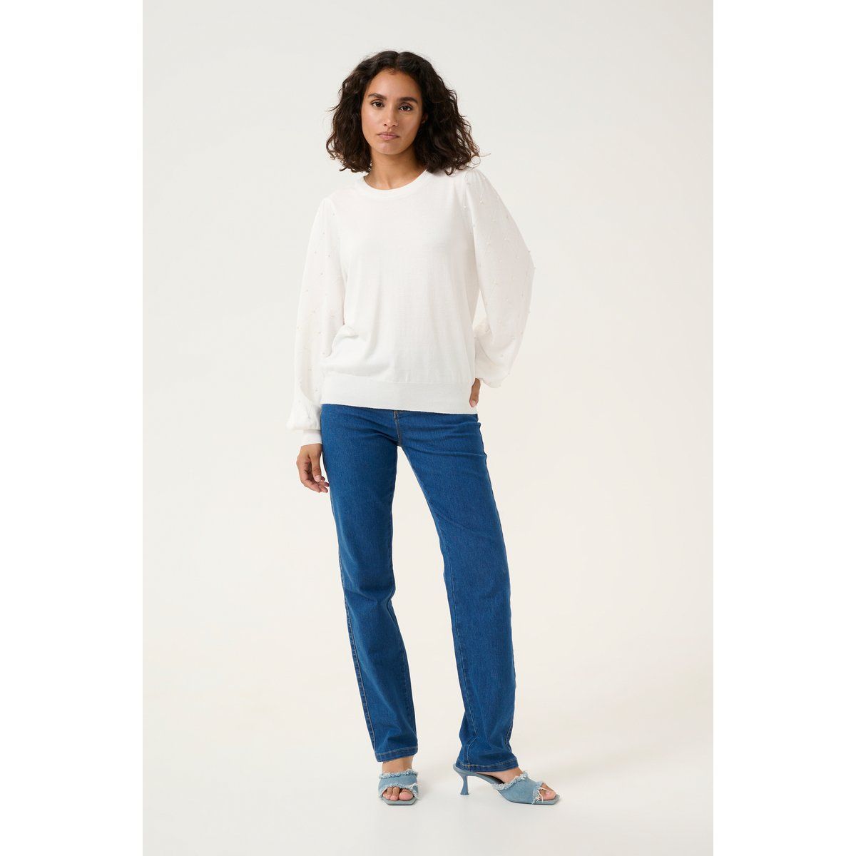 Strickpullover Regular fit white